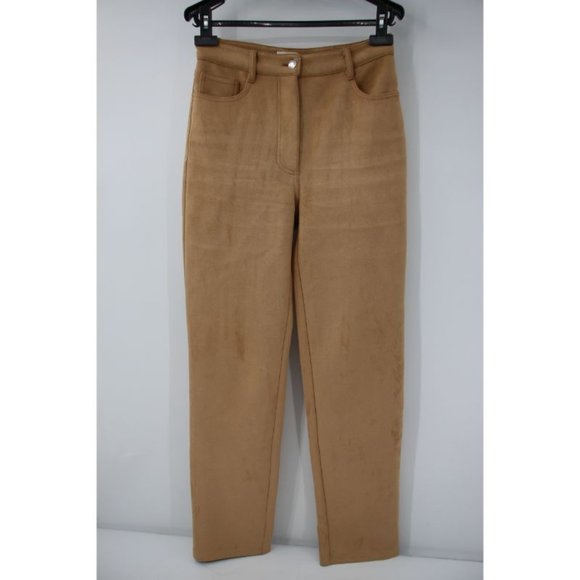 Aritzia‎ wilfred vegan suede pants Women’s 6 Melina Faux Suede high waisted - Picture 2 of 10